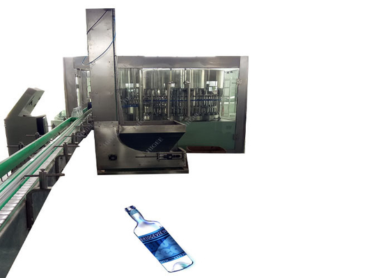 China Máquina de rellenar 3 de la bebida carbónica de la botella de cristal en 1 Monoblock semi automático proveedor