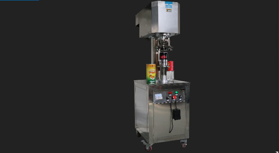 China Dureza de la máquina del lacre de la lata de leche en polvo alta con la velocidad 20 - 50bph/minuto proveedor
