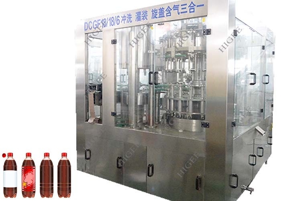 China 3 en 1 sistema de control carbónico del PLC de la máquina de rellenar de la poder de bebida del refresco proveedor