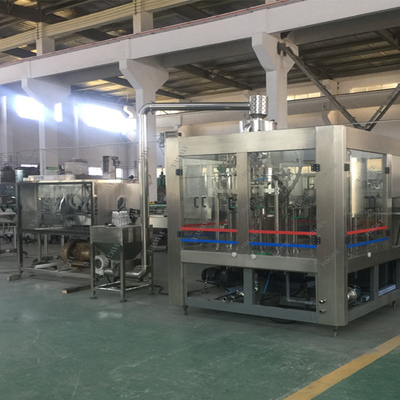 China Automático examine las cabezas que se lavan de la cabeza de la máquina de rellenar 14 del vidrio de agua mineral del sistema proveedor