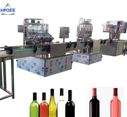 China Línea carbonatada alcohol de la máquina de rellenar de la bebida para el lacre de la GINEBRA del whisky de la vodka proveedor